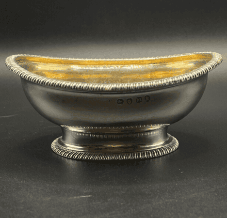 Antique George III Sterling Silver Salt Cellar - Hallmarked London 1807