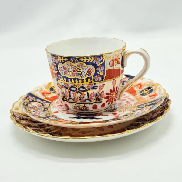 Antique Spode Copeland Trio Imari 2907 Pattern c.1878 Tea Cup Saucer Plate Set