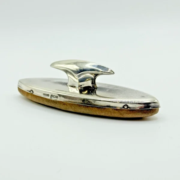 antique sterling silver nail buffer