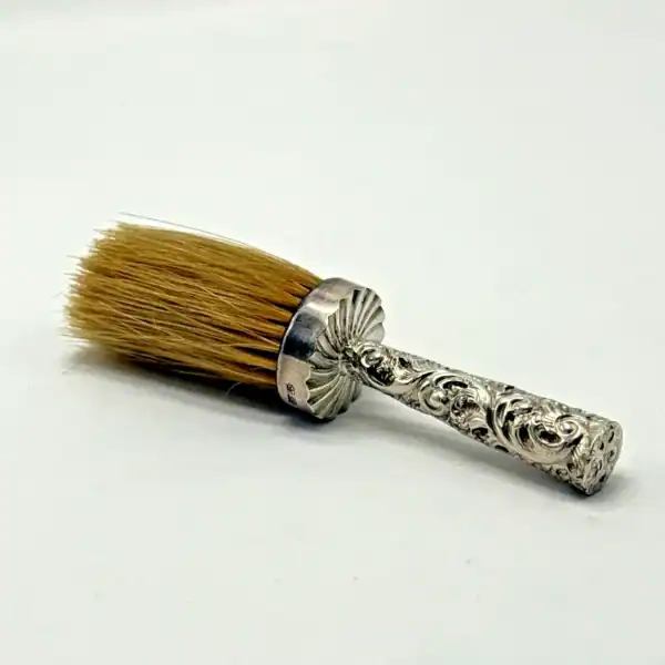 Antique Sterling Silver Hat Brush Chester 1895