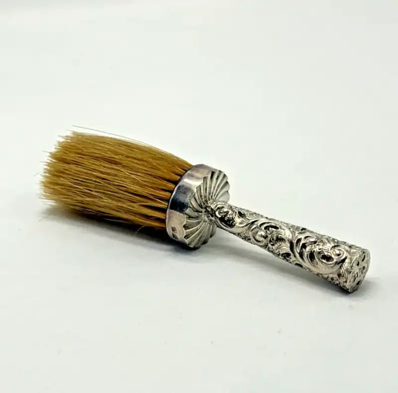 Antique Sterling Silver Hat Brush Chester 1895