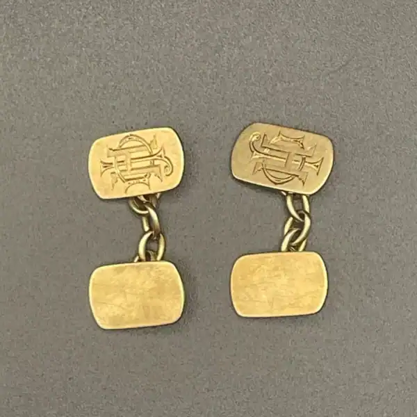 9K Gold Cufflinks
