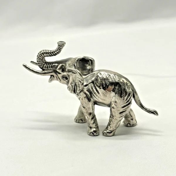 Vintage Solid 925 Sterling Silver Elephant Figurine
